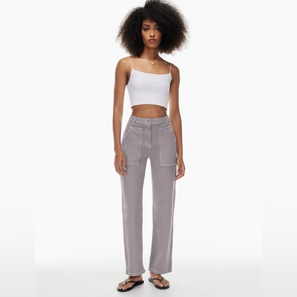 Aritzia Wilfred Free modern High-waisted utility pants
